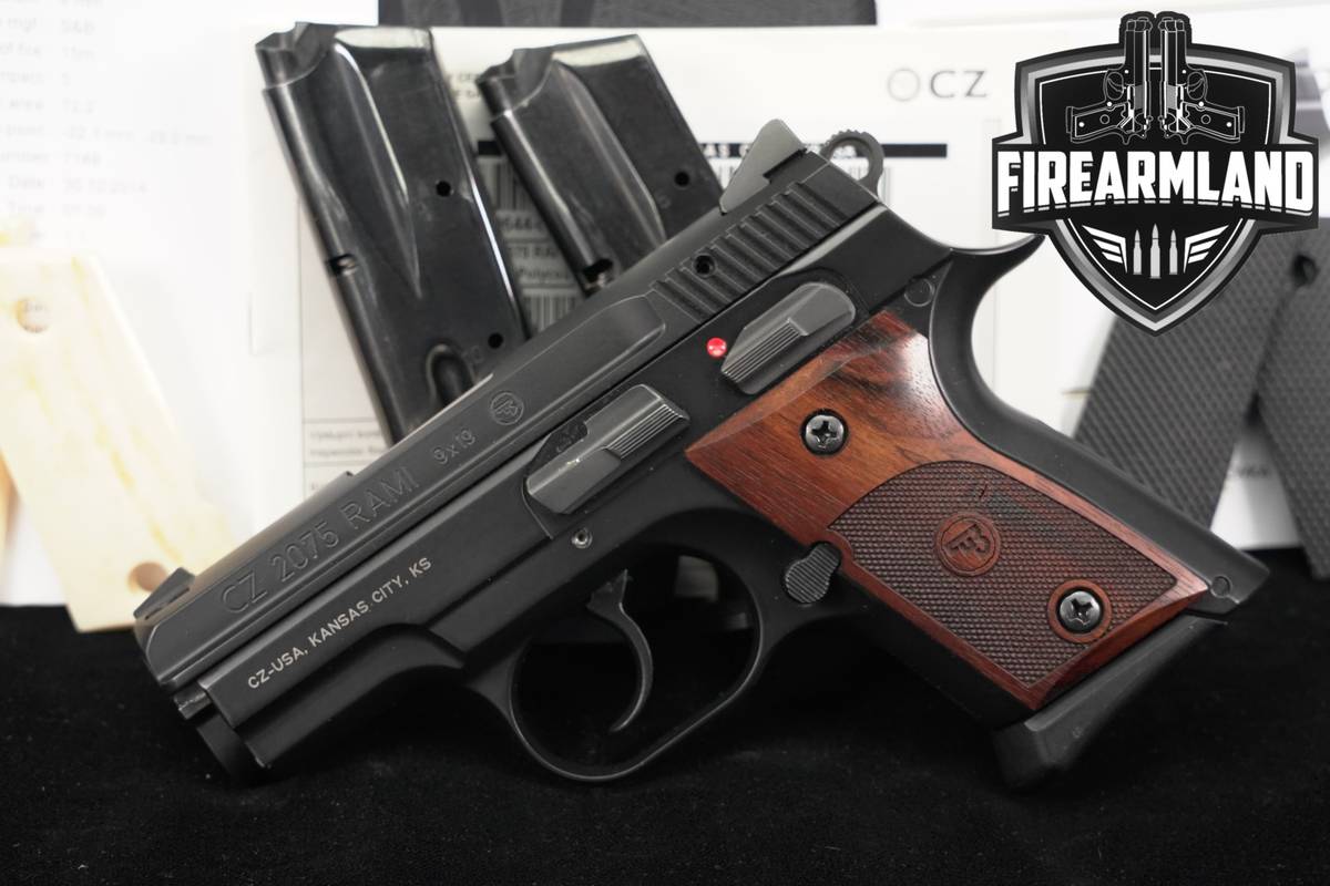 2014 CZ 2075 RAMI B 9mm +3 MAGS & ORIG CASE