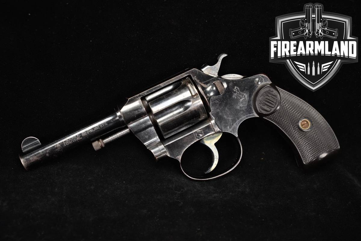 1915 Colt Pocket Positive First Issue 32 S&W Long 3.5" Blued DA/SA
