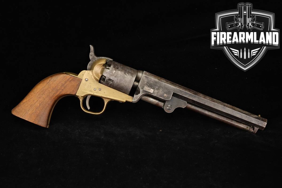 CVA 1851 Navy 36 Black Powder 7.5" Brass OCTAGON ITALY
