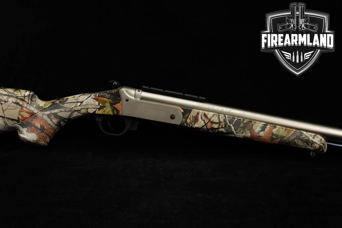 Traditions Buckstalker 50 Caliber 24" Stainless & Camo Hunting Rifle