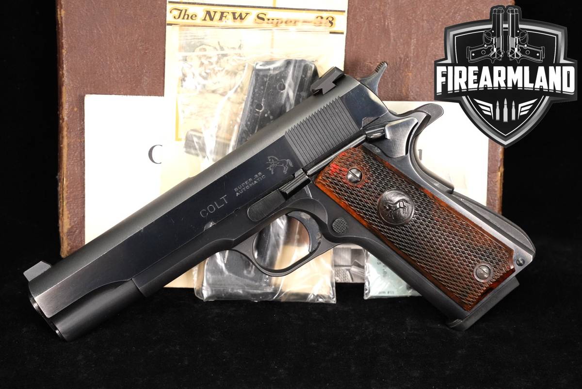 1949 Colt Government Model Super 38 Automatic 38Super 1911 5" Blued +2 MAGS
