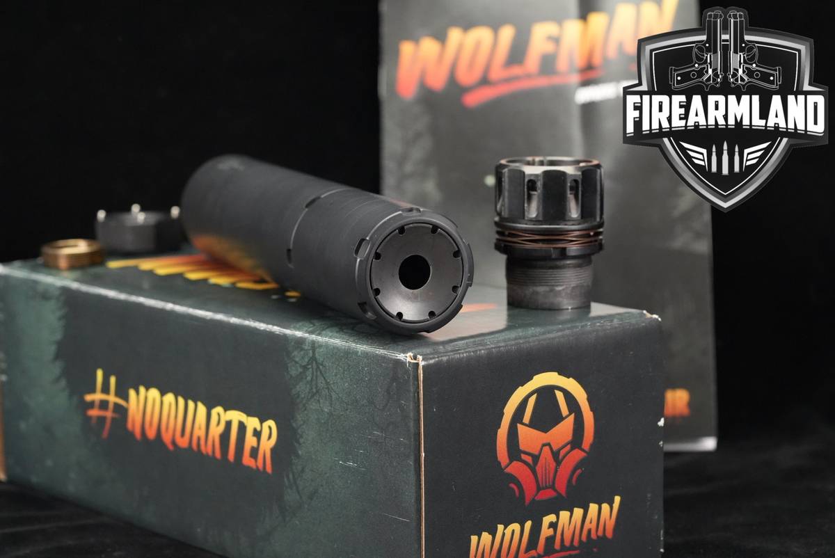 Dead Air Silencers Wolfman 9mm Luger 7.5" Suppressor Wolf Man Silencer