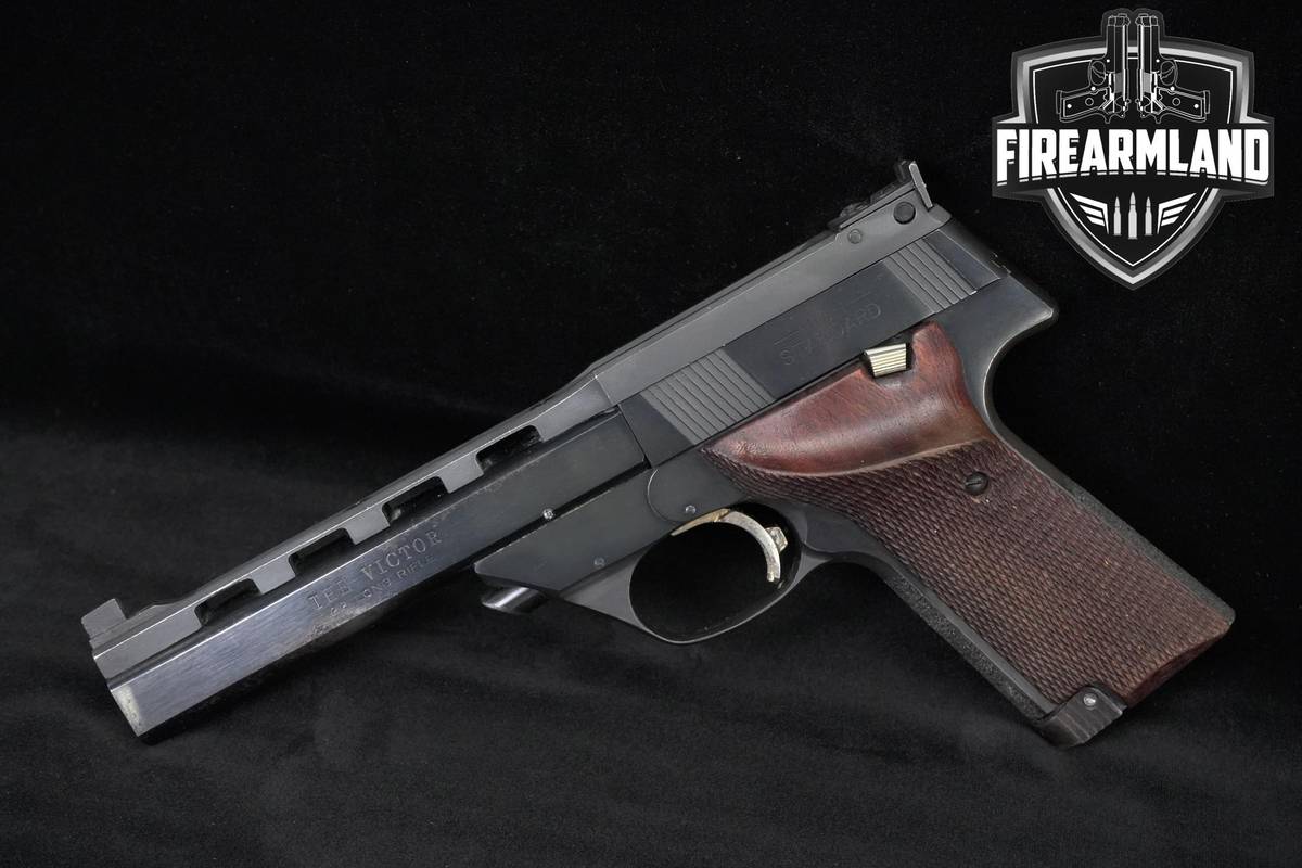 1972 High Standard Model 107 Military The Victor 22LR 5.5" Blued