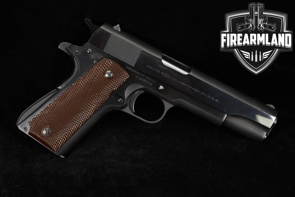 1948 Colt Government Model Pre-Series 70 45 ACP 1911 5" Blued