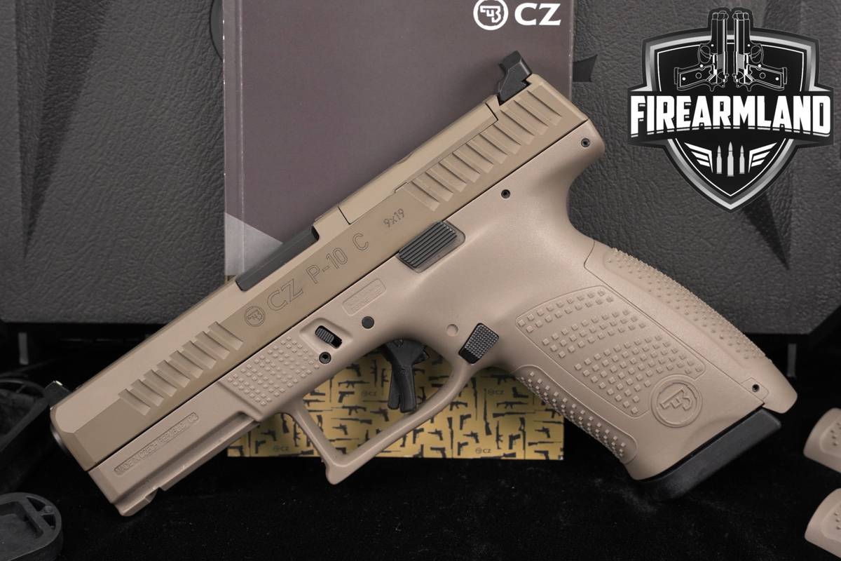 CZ P-10 C Optics-Ready OR 9mm 4" FDE 10C +ORIG CASE