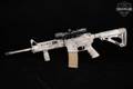 DPMS Panther Arms Mod. A-15 5.56mm NATO Gray/White Scale Pattern in Good Condition Image 2
