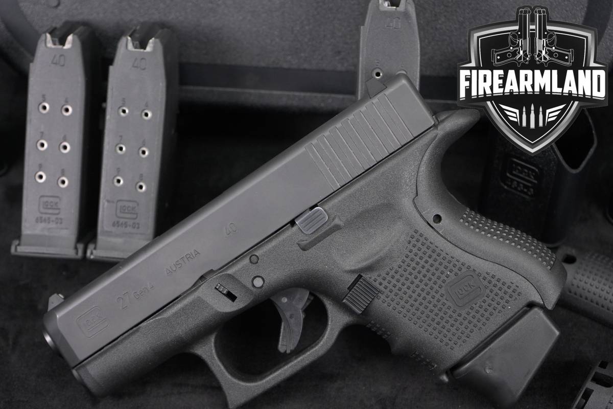 Glock 27 Gen4 G27 Gen 4 40 S&W 3.43 Baby +FOUR MAGS & ORIG CASE