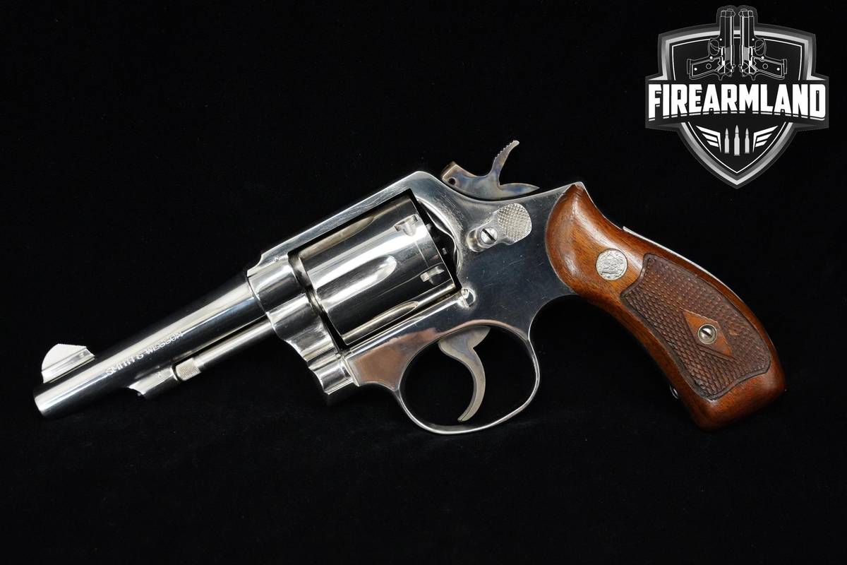 Smith & Wesson Model 12-2 Airweight 38-Special 4" Nickel S&W 12-2 +ORIG BOX