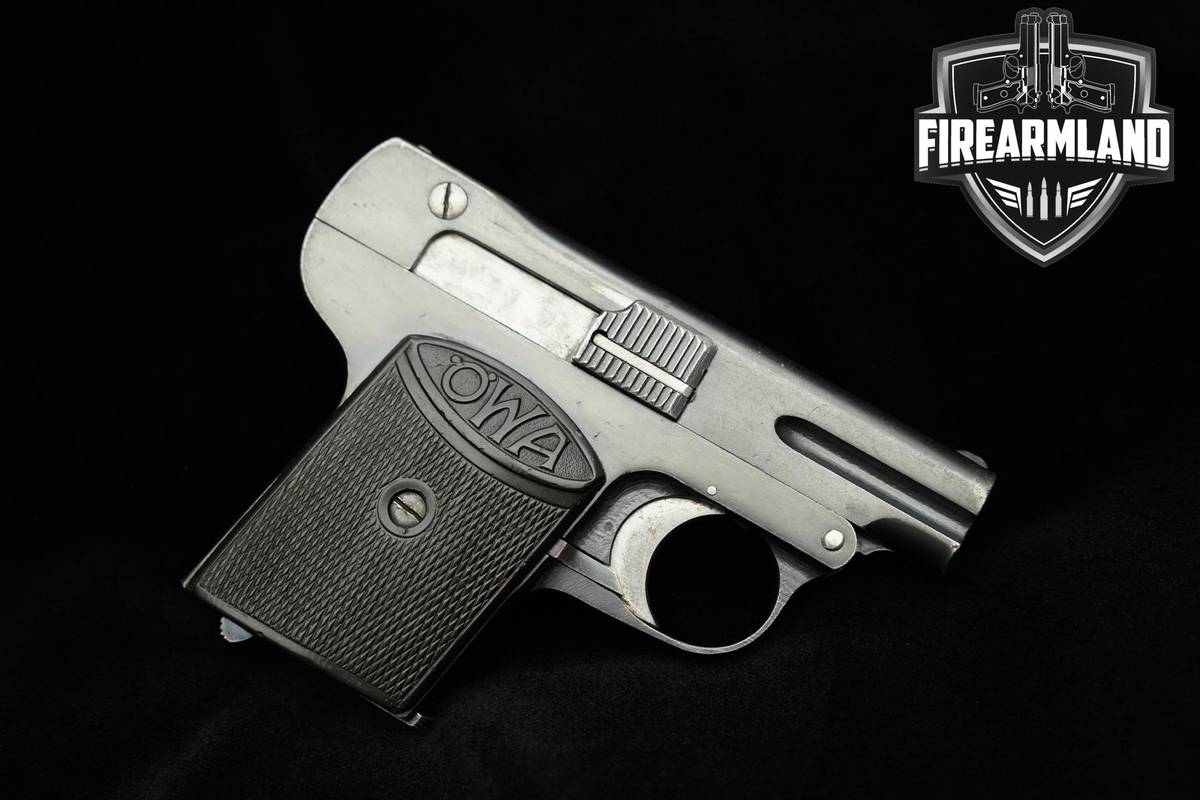 RARE 1922 Austrian Works Arsenal OWA Early-Model VP Pistol .25-Cal 1.96"