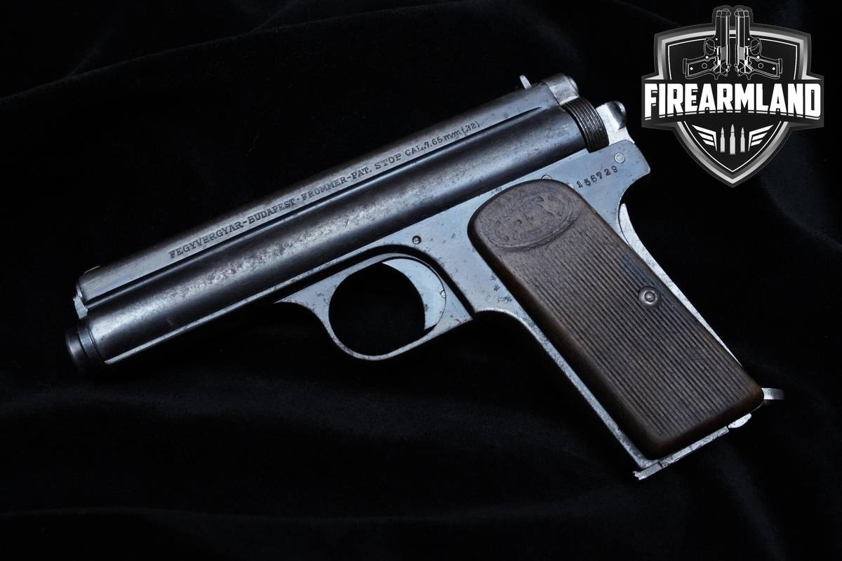 1917 Fegyvergyar Frommer Stop Pisztoly 12M 3.7" Blued 1912 Fegyvergyar
