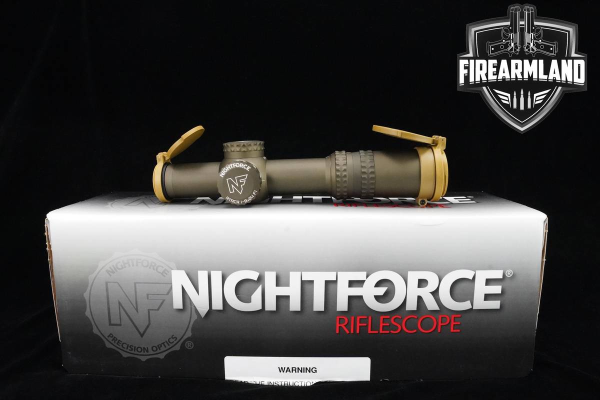 Nightforce ATACR F1 1-8x24 FC-DMx Illum. Reticle FFP Nightforce-ATACR LPVO