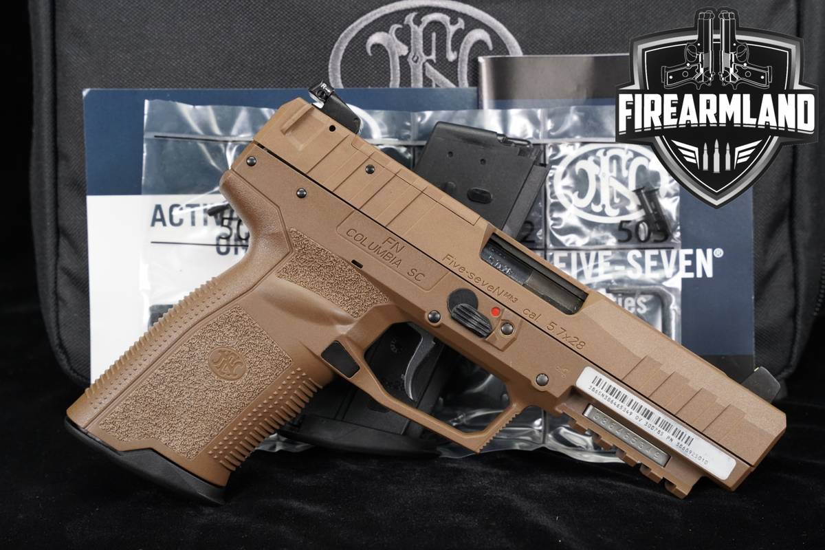FN Five-seveN Mk3 MRD 5.7x28 Optics-Ready 4.8 FDE +2 MAGS & ORIG BOX