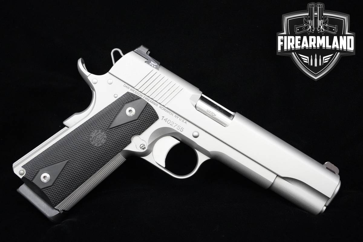 Dan Wesson Valor Stainless 45 ACP 1911 5" Valor 1911 MATCH 2 MAGS