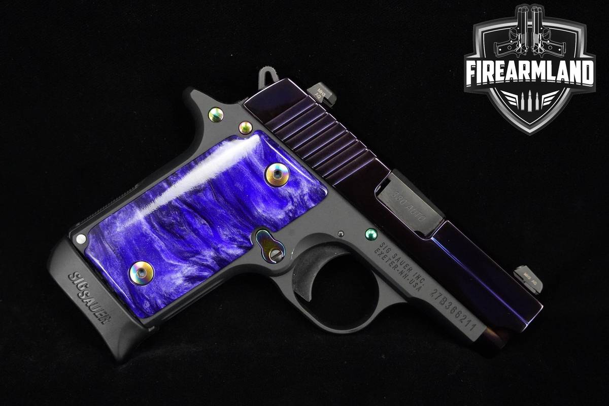 Sig Sauer P238 Purple 380 ACP 1911 2.6" Sig-Sauer P238-Purple 1911 P-238