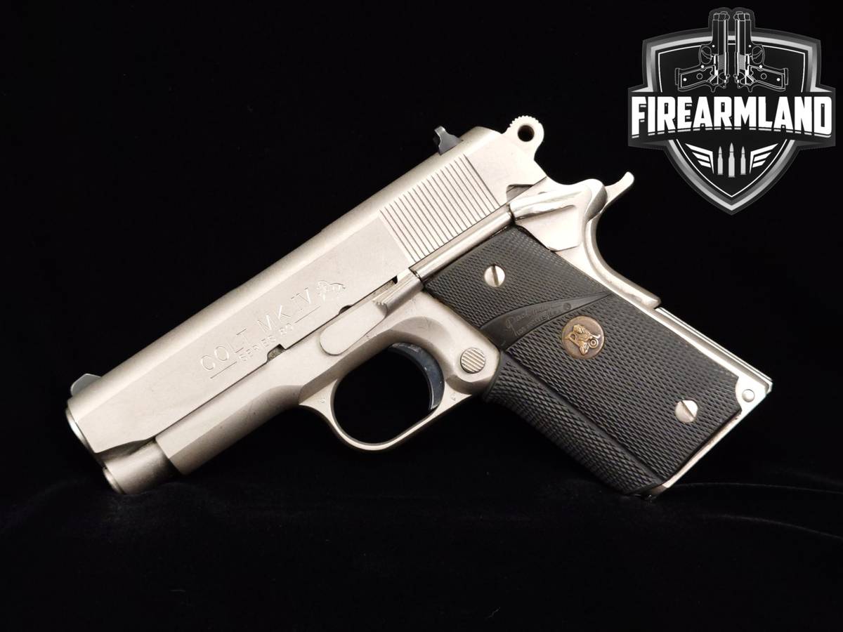 1985 Colt Officer ACP MK IV Series 80 45ACP 1911 3.75 Stainless +HOLSTER