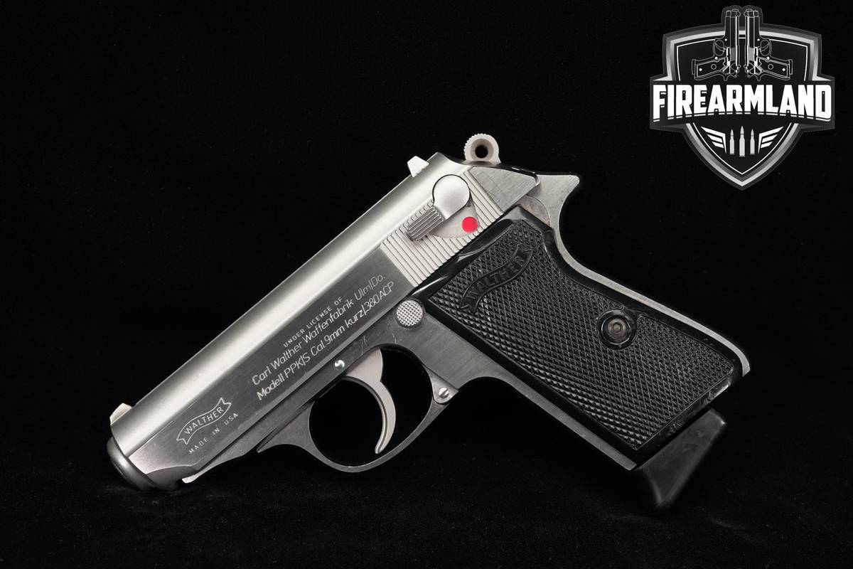Walther PPK/S 380 ACP 3.3" Satin Stainless Bond Gun +2 MAGS