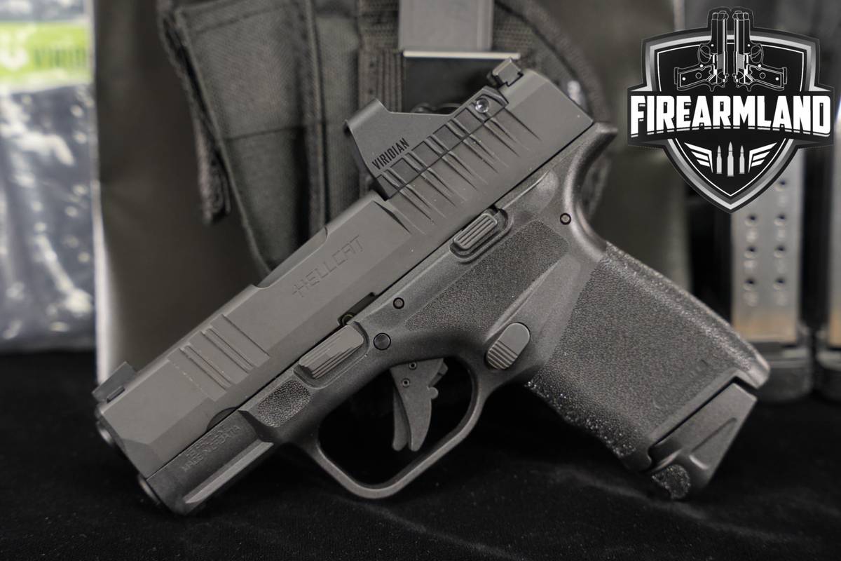 Springfield Armory Hellcat OSP 380 ACP +4 MAGS, ORIG BOX, VIRIDIAN OPTICS