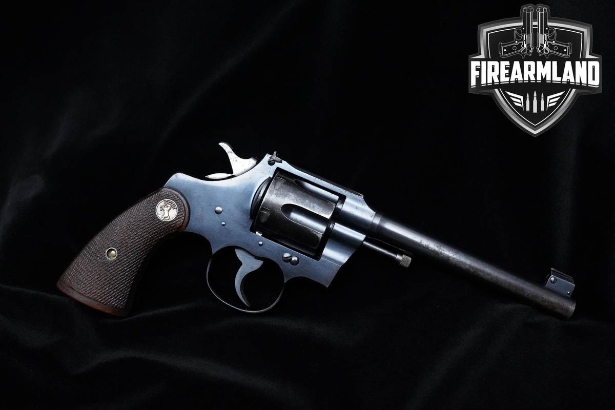 1925 Colt Officers Model 38 Special 6" Blued Officers 38 Colt DA/SA