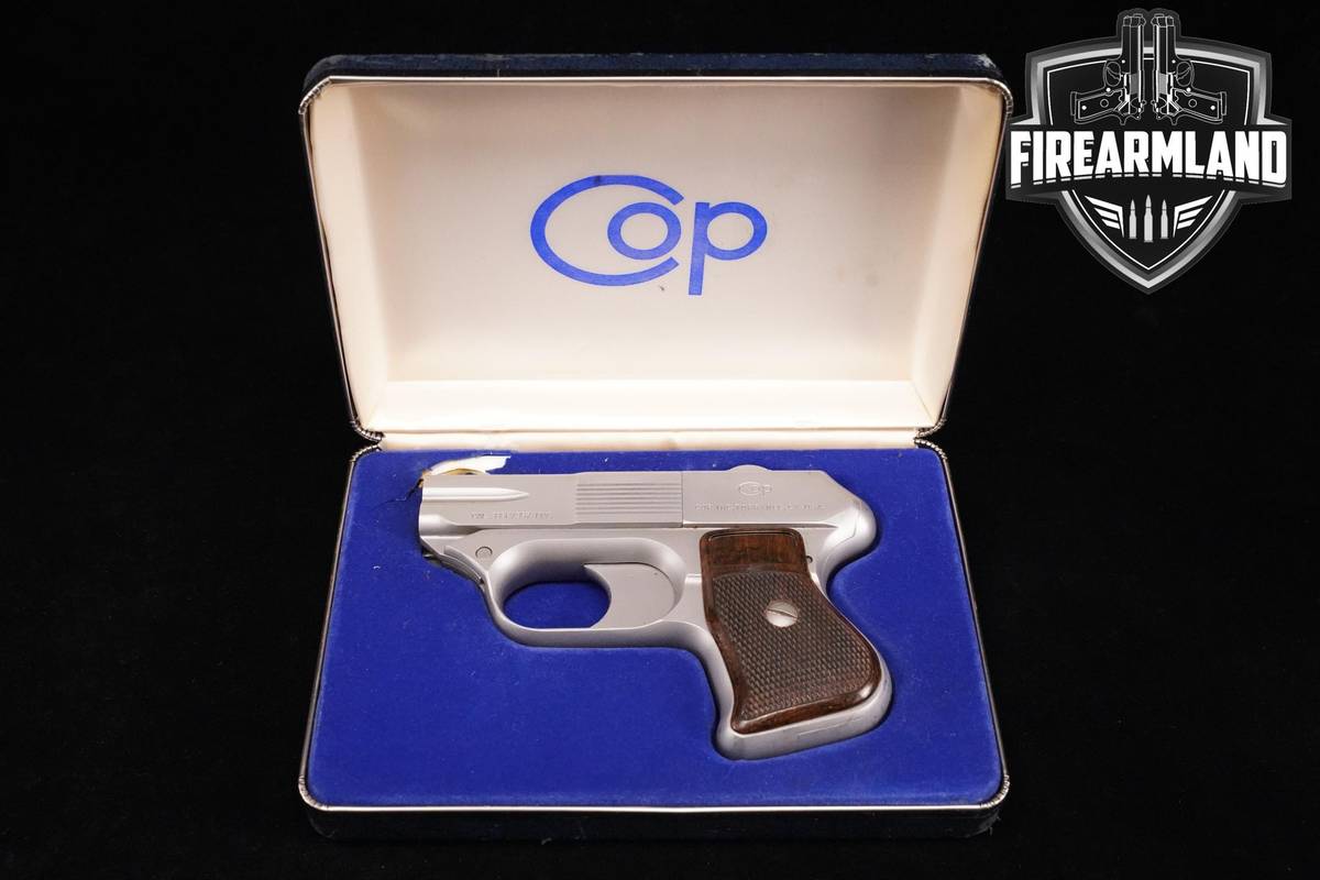 QUAD-BARREL COP Inc Model SS-1 Derringer 357-Magnum 3" COP SS-1 +ORIG BOX