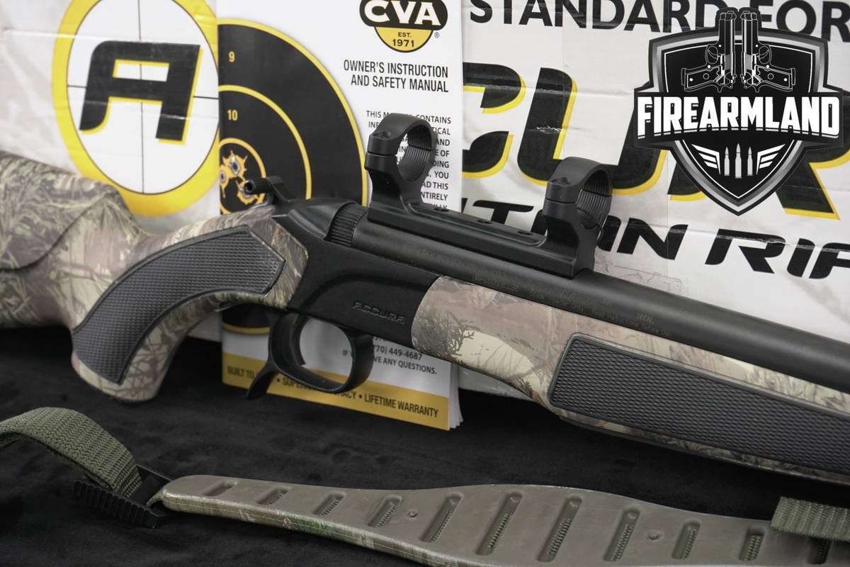 CVA Accura MR Nitride 50 Caliber 25" Black & Camo BERGARA BARREL +ORIG BOX