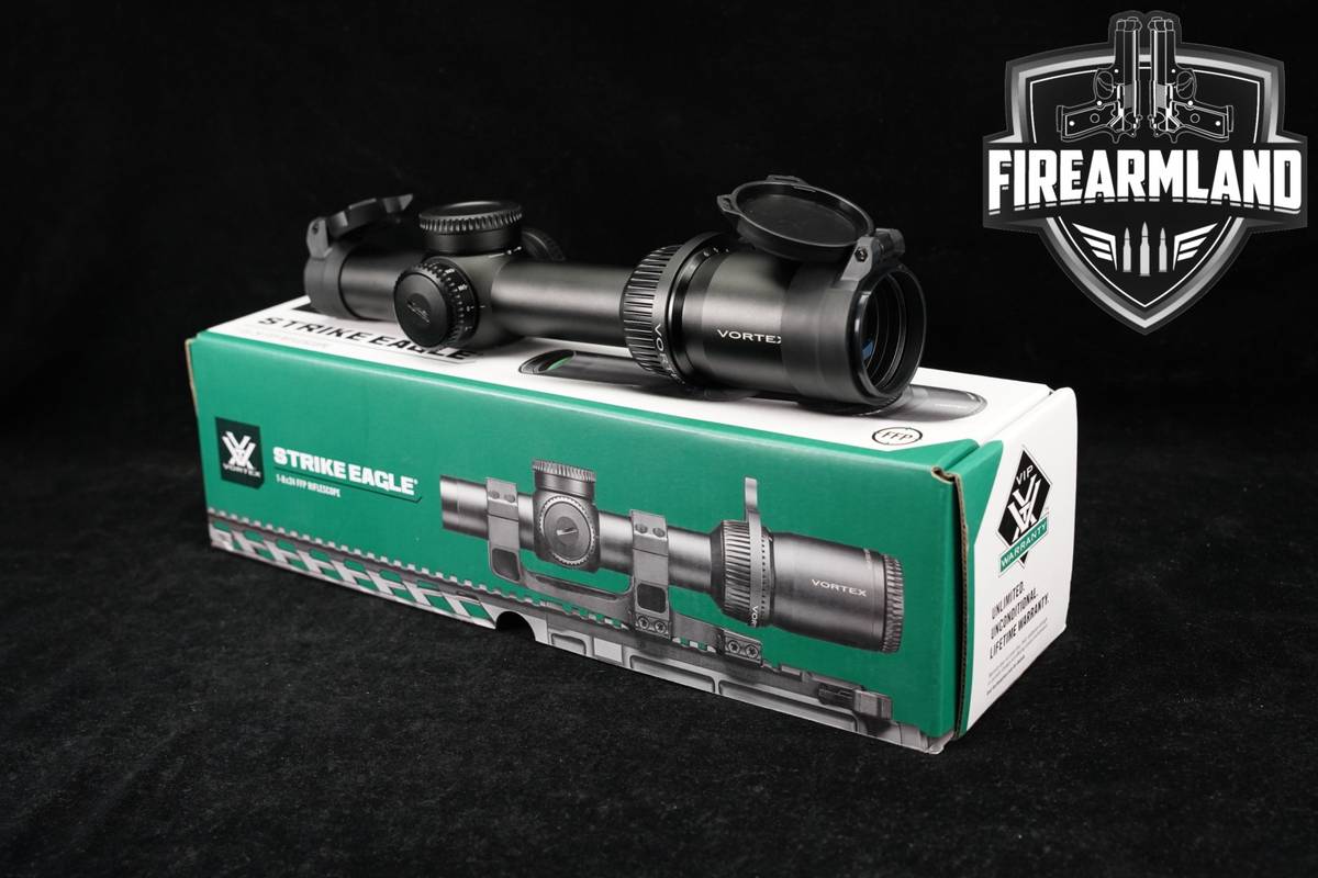 Vortex Optics Strike Eagle 1-8x24mm EBR-8 MOA Reticle FFP Scope +ORIG BOX