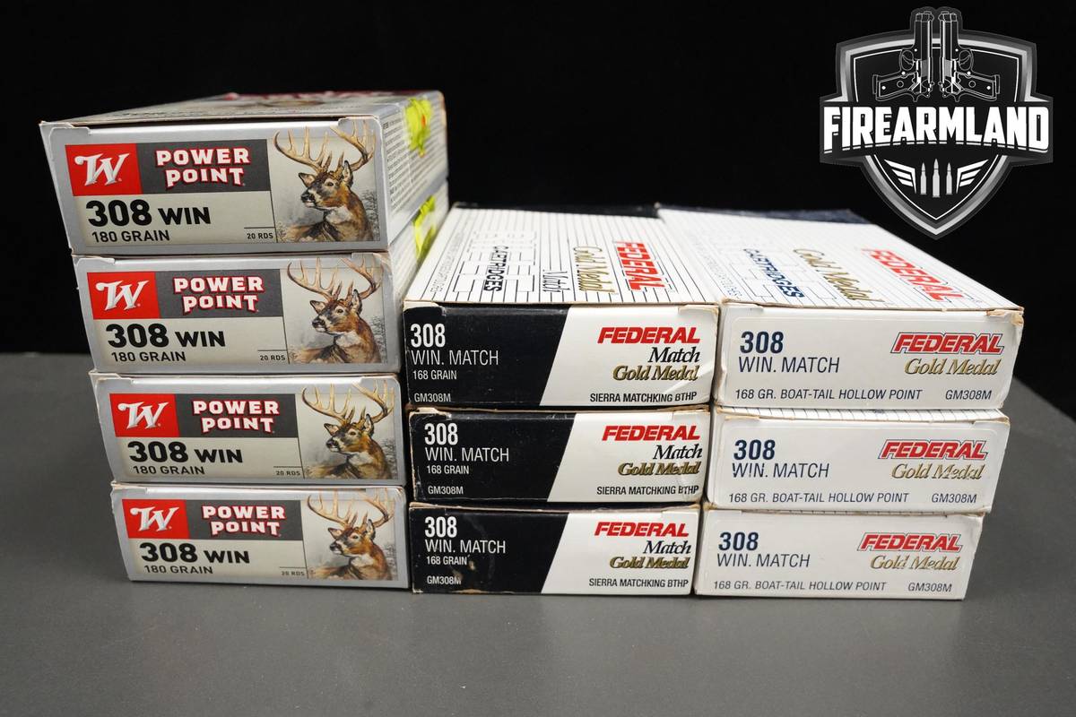 308 Winchester Ammo 308-Winchester Ammunition 200 ROUNDS