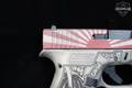 Glock 43X Rising Sun Bushido 9mm Luger Japanese Rising Sun Cerakote in Excellent Condition Image 5