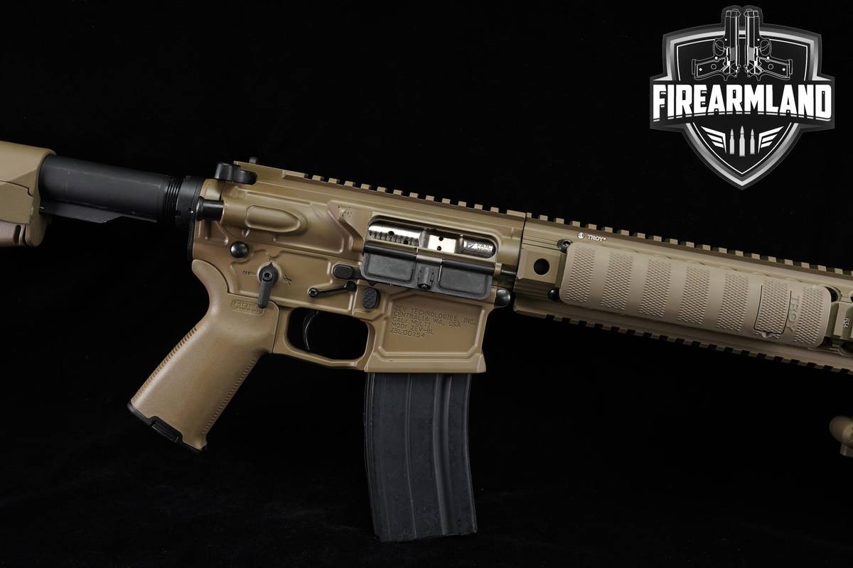 ZEV -BL 6.8 SPC II AR-15 AR15 16 FDE Troy Quad-Rail +2 MAGS & BIPOD