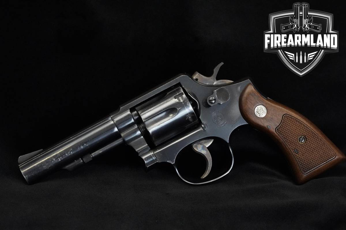 1981 Smith & Wesson (S&W) Model 10-8 Military Police 38 Special 4" S&W 10-8