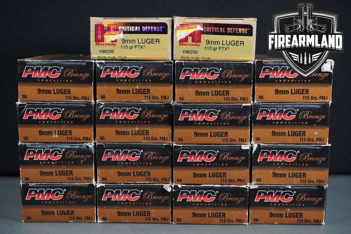 9mm Ammo 9mm Ammunition 850 ROUNDS