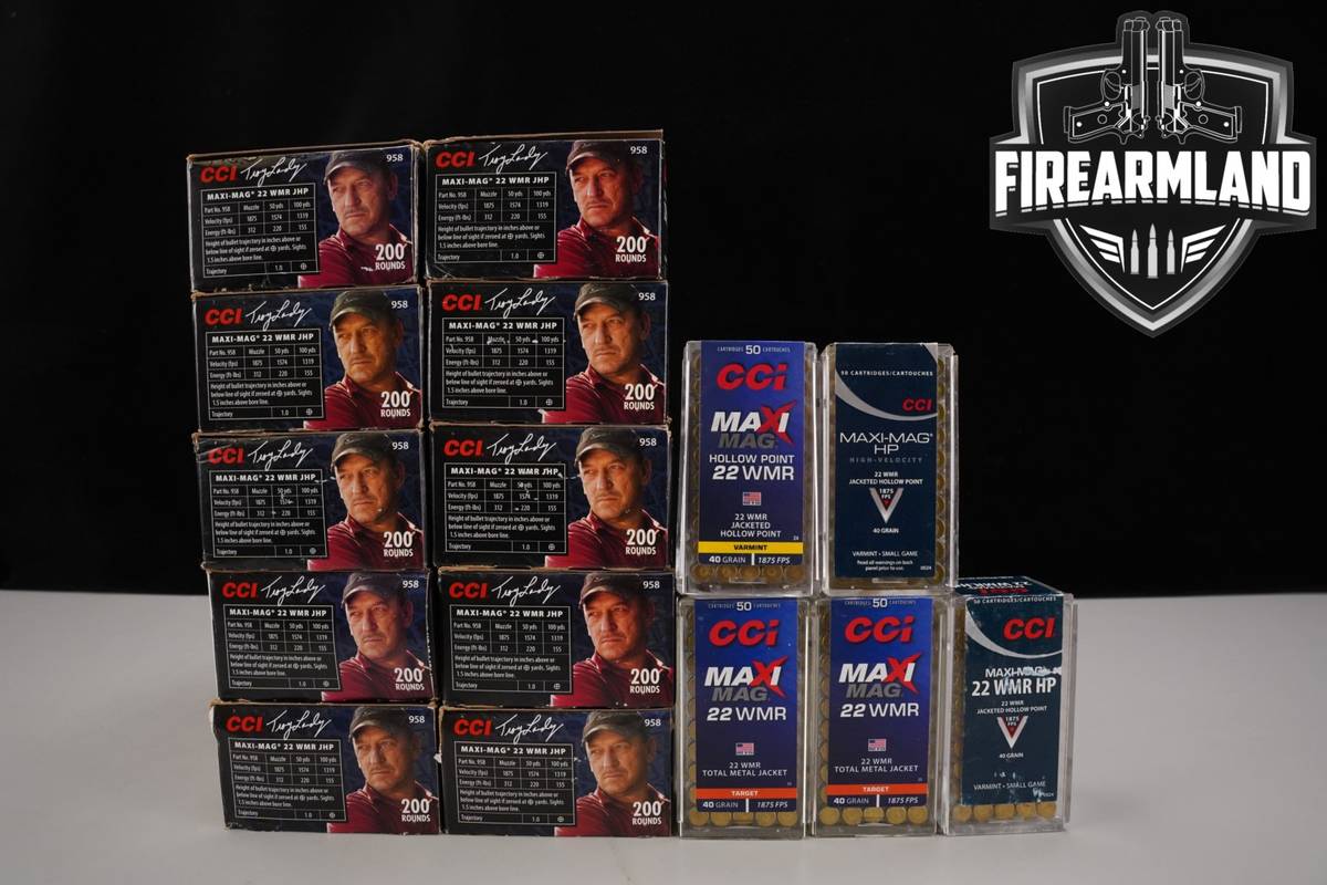 2250 RDS! 22WMR Ammo 22 Win Mag