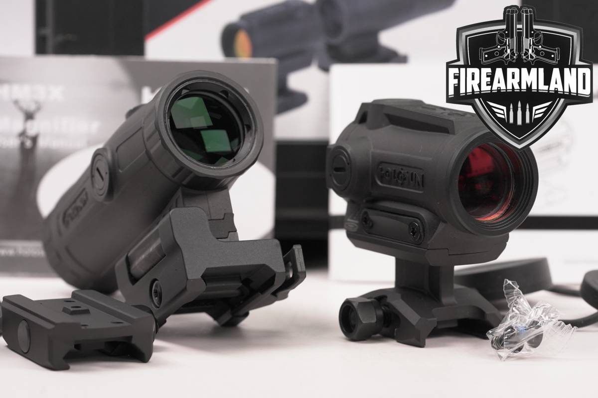 Holosun ARO-RD2 & HM3X Red Dot/Magnifier Combo 2 MOA Dot 3x +ORIG CASE