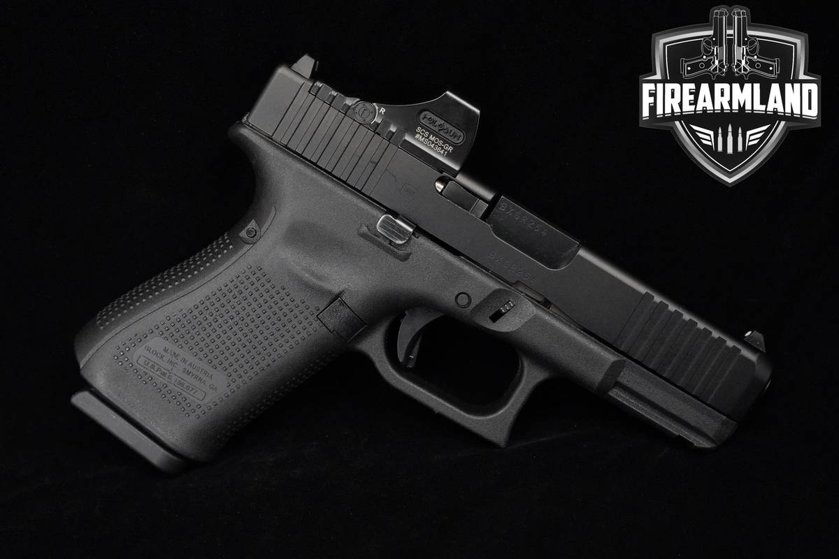 Glock 19 Gen5 MOS 9mm 4.02" Glock G19 G-19 Gen-5 +HOLOSUN SCS-MOS-GR