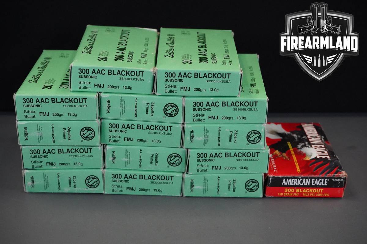 300 AAC Blackout Ammo 300-AAC-Blackout Ammunition 300 ROUNDS