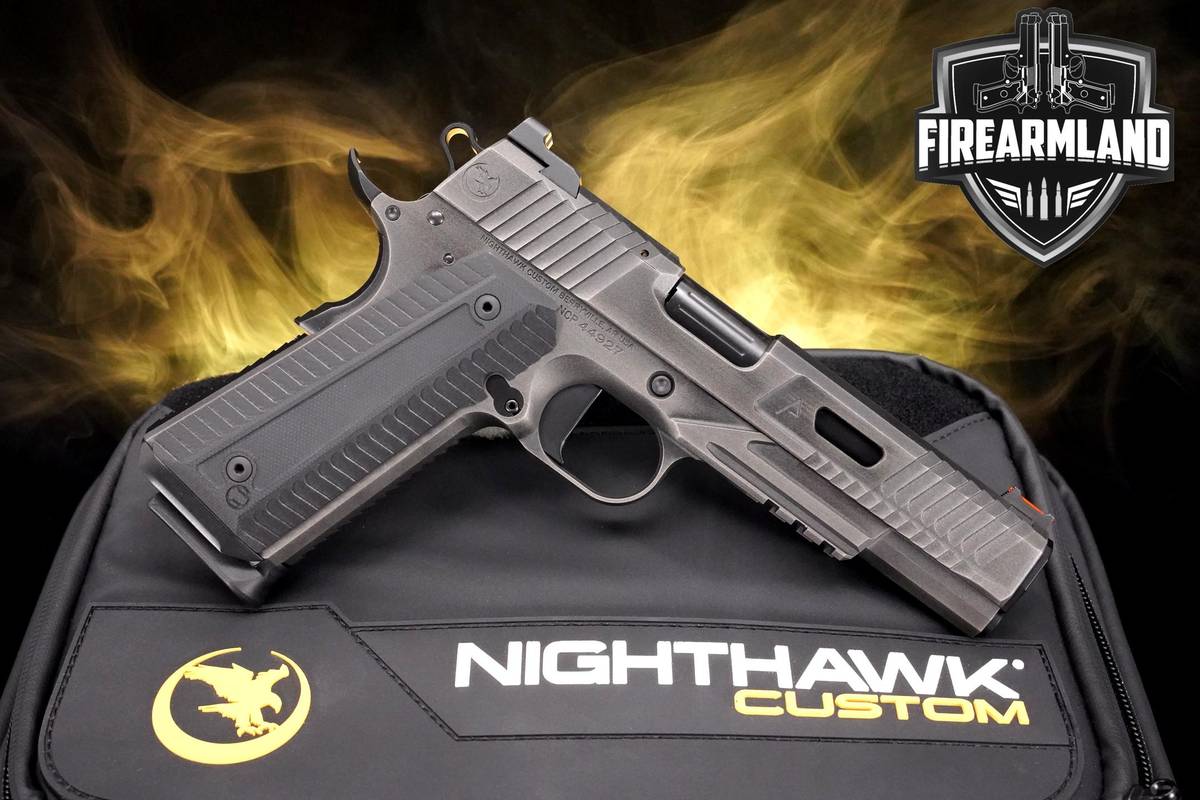 Nighthawk Custom Agent 2 9mm 1911 Smoke Cerakote Nighthawk-Agent-2 +CASE