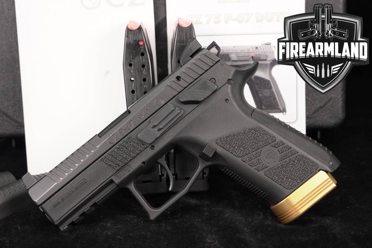 CZ P-07 9mm 3.75" CGW P07 +3 MAGS & ORIG CASE