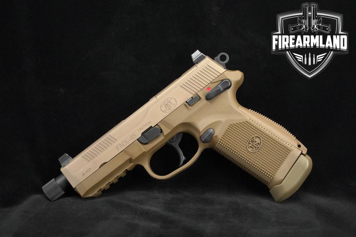 FN FNX-45 Tactical 45 ACP 5.3" FDE FNX-45-Tactical +3 MAGS & ORIG CASE