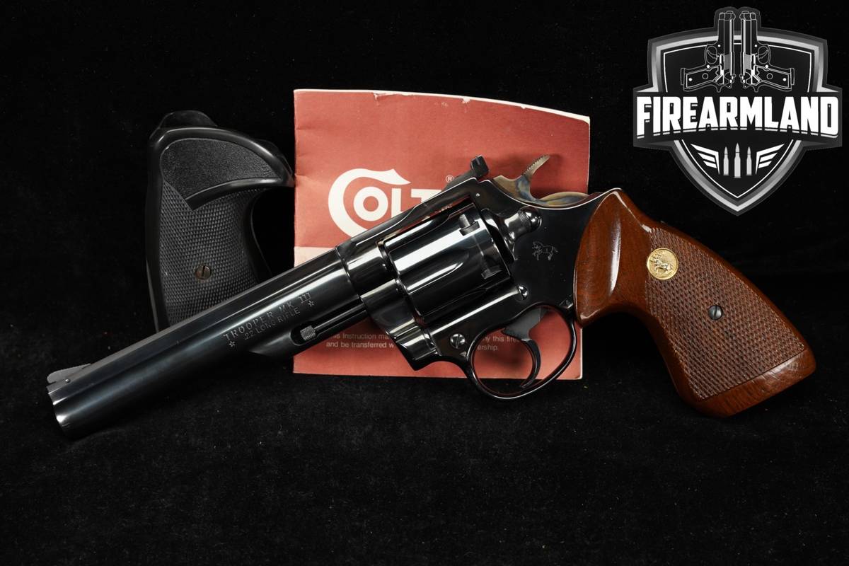 1980 Colt Trooper Mk III 22LR 6" Blued DA/SA MKIII Mark 3