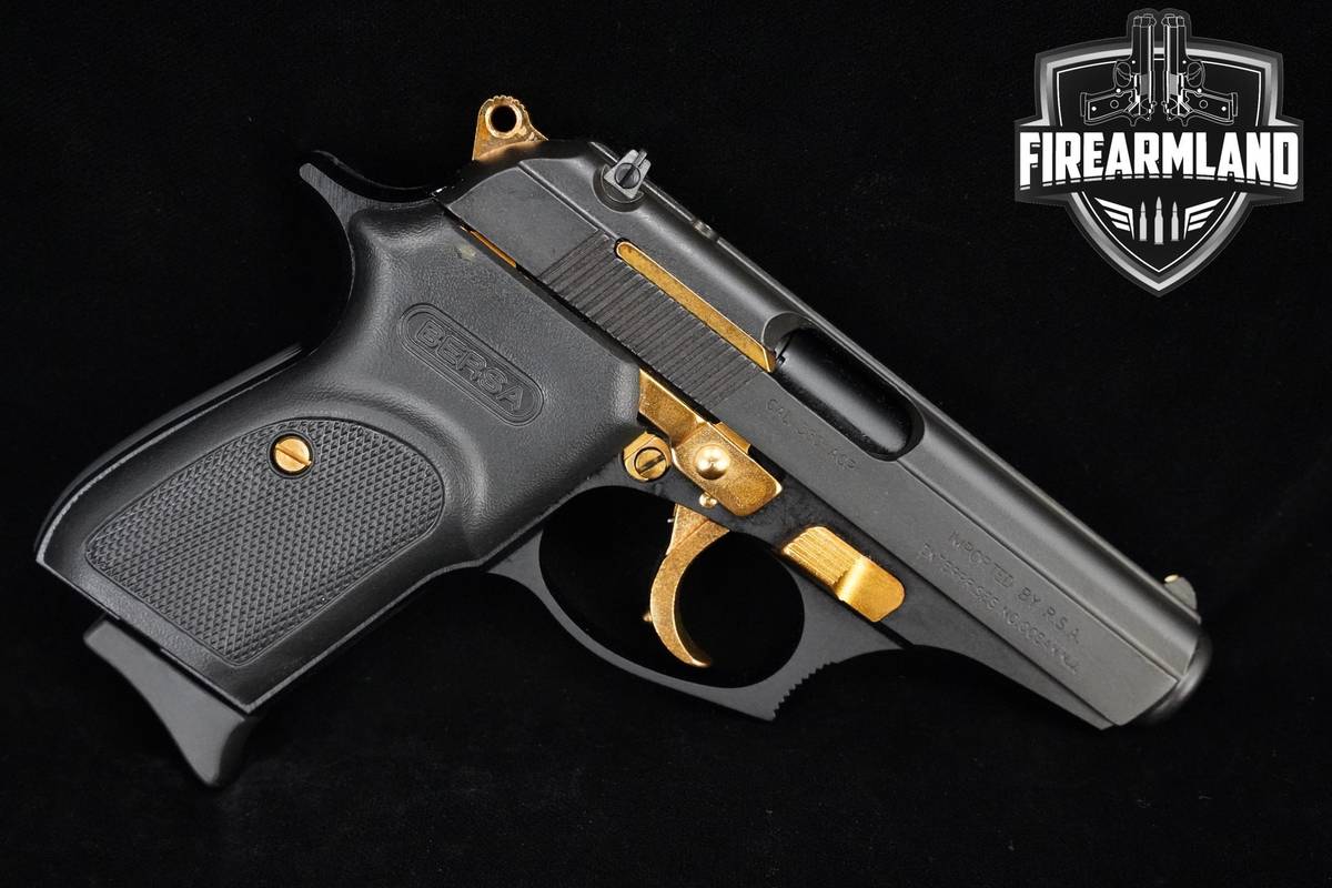 Bersa Thunder 380 ACP Matte Black/Gold Bersa COMPACT CCW +ORIG BOX