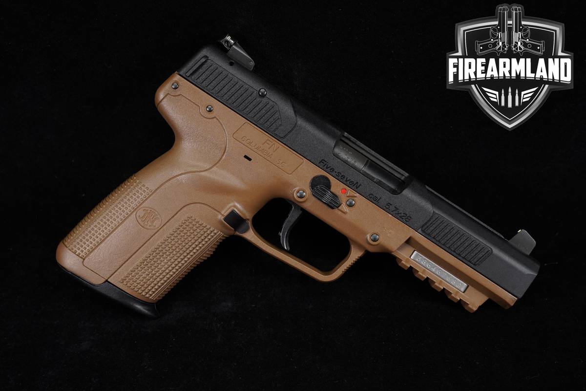 FN Five-seveN MK II 5.7x28 4.8" Black & FDE Pistol +3 MAGS & ORIG CASE