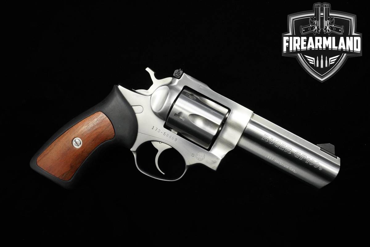 1995 Ruger GP100 357 Magnum 4" Stainless Steel Ruger-GP100 GP-100 ORIG CASE