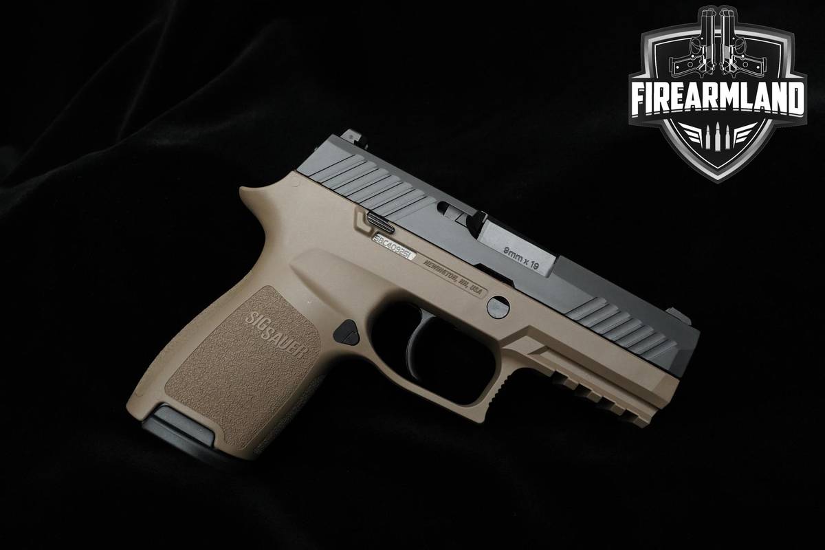 Sig Sauer P320 Compact 9mm 3.9" Two-Tone P320 Sig SIG-P320 Sauer +ORIG CASE