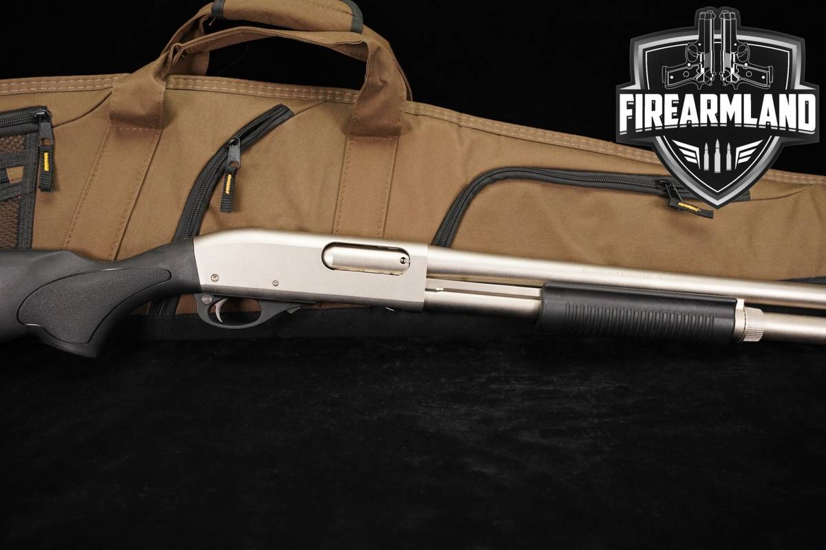 Remington Model 870 MARINE MAGNUM 12-Gauge Matte Nickel & Synthetic M870