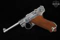 1991 Mitchell Arms P.08 American Eagle 9mm Luger Satin Stainless in Very Good Condition Image 3