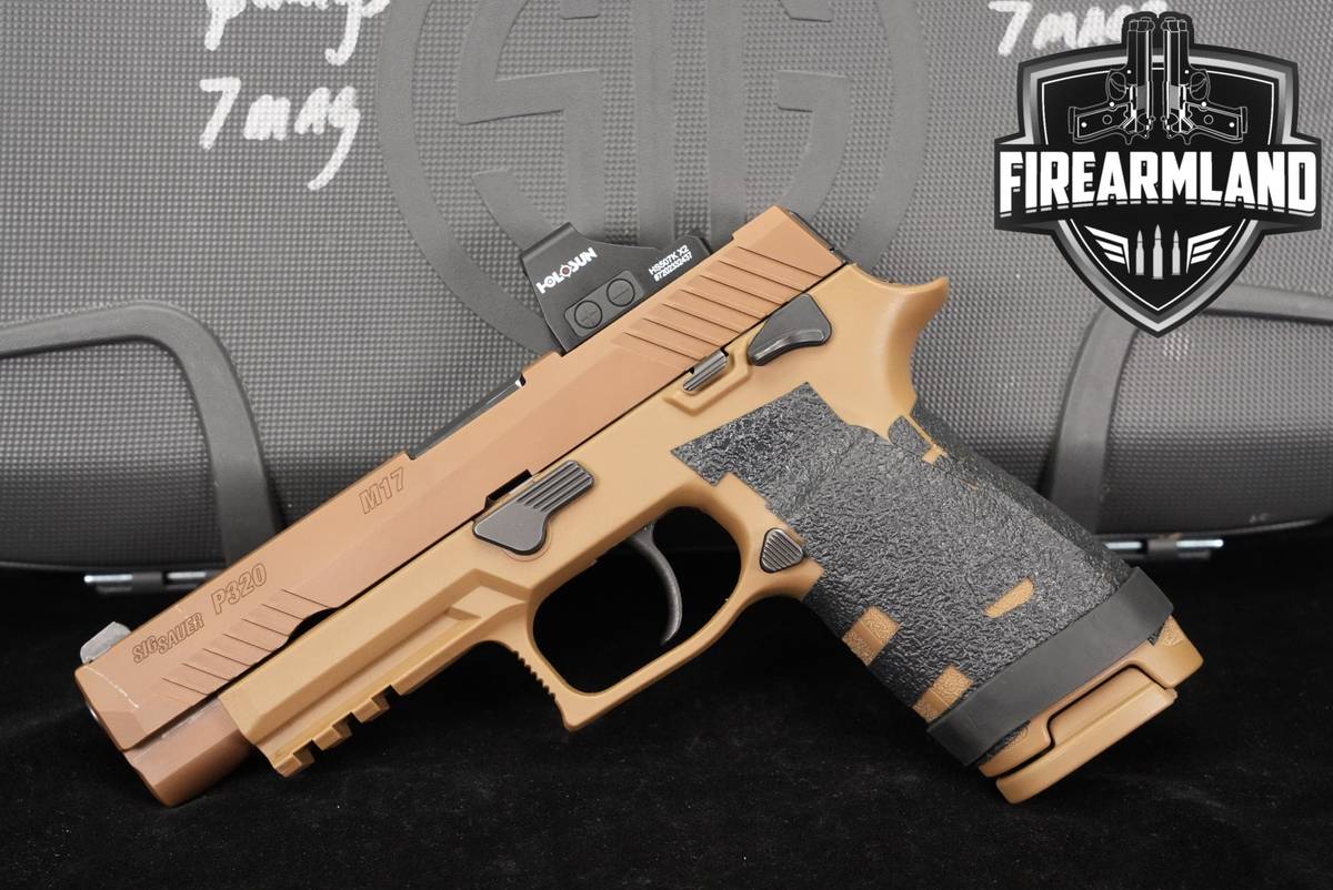 Sig Sauer P320-M17 MS 9mm 4.7" P-320 M-17 +ORIG CASE & HOLOSUN OPTICS