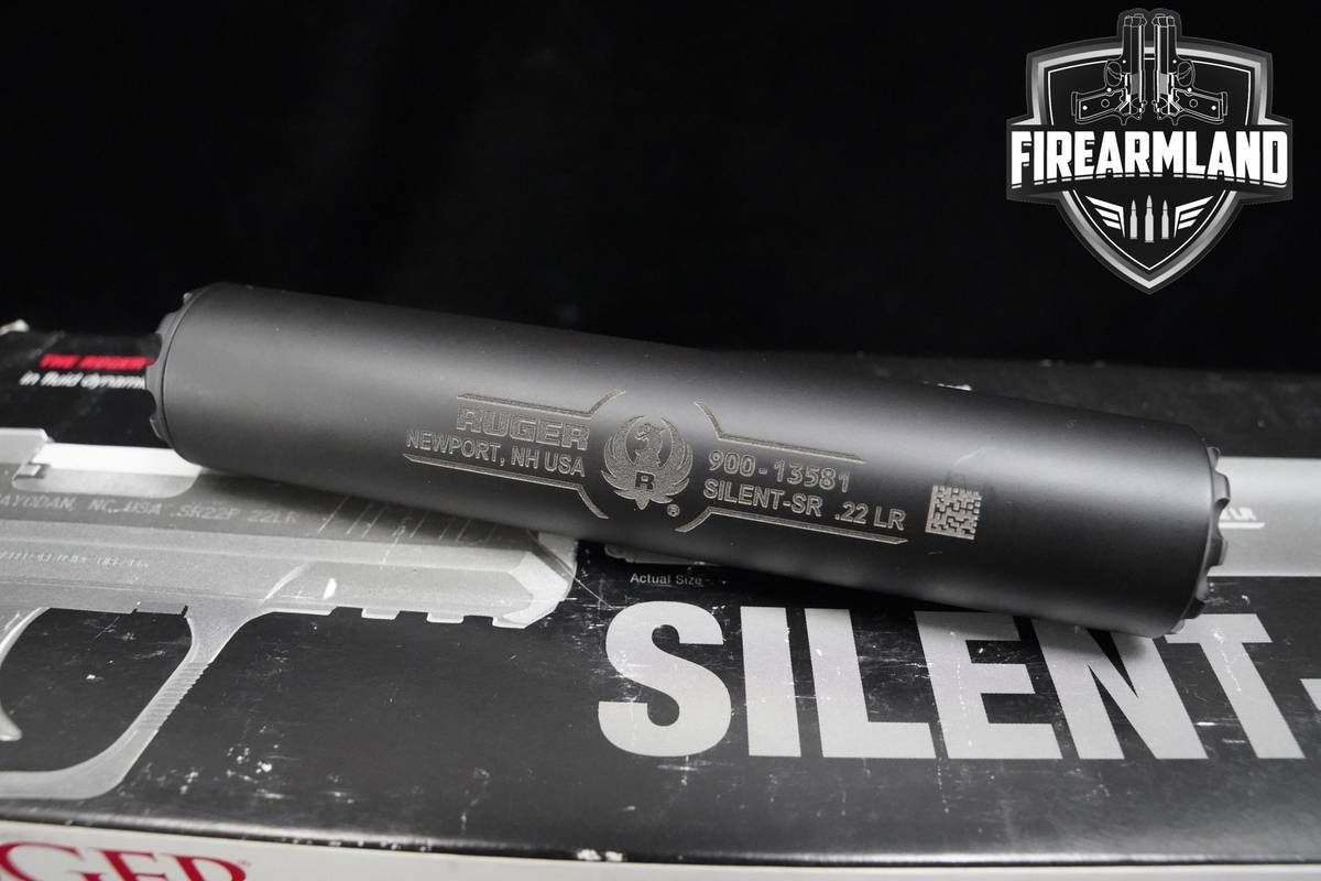 SUPPRESSOR Ruger Silent-SR 22LR 5.37" Ruger-Silent-SR Silent SR +ORIG BOX
