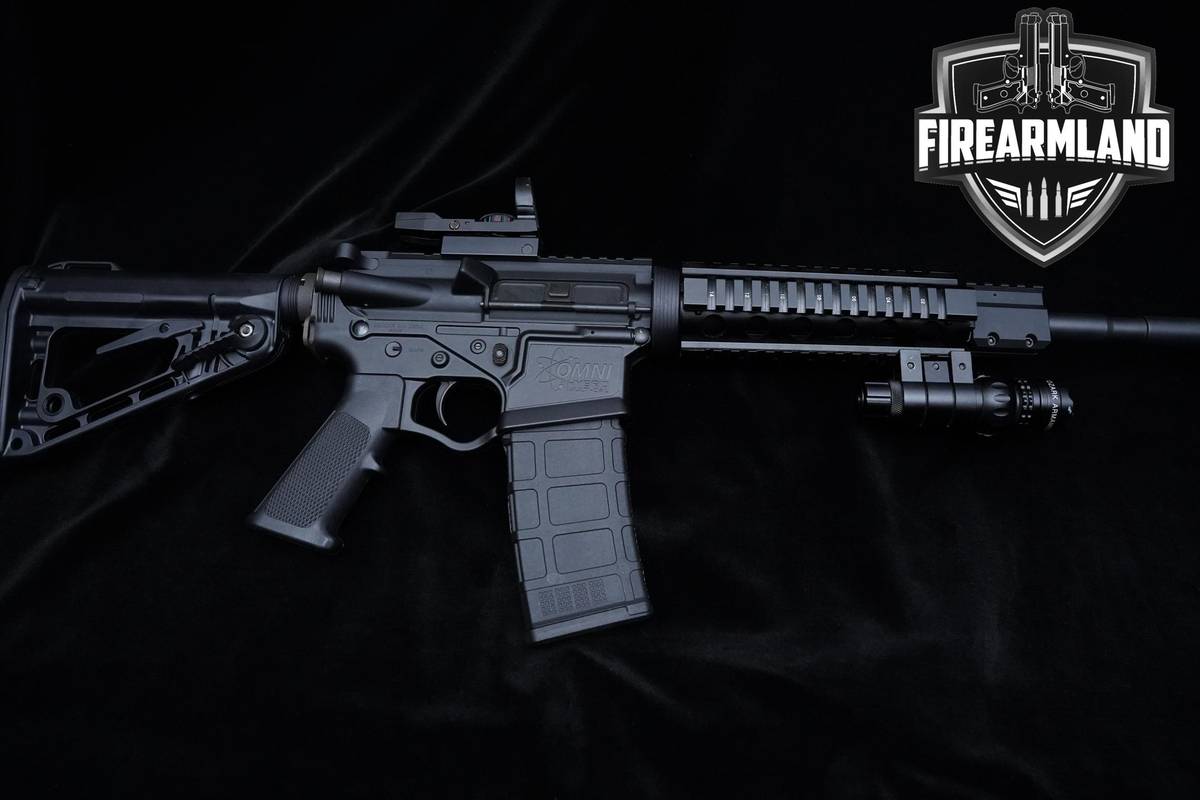 American Tactical Omni AR-15 16" Tactical Black 556 Omni +OPTIC 
