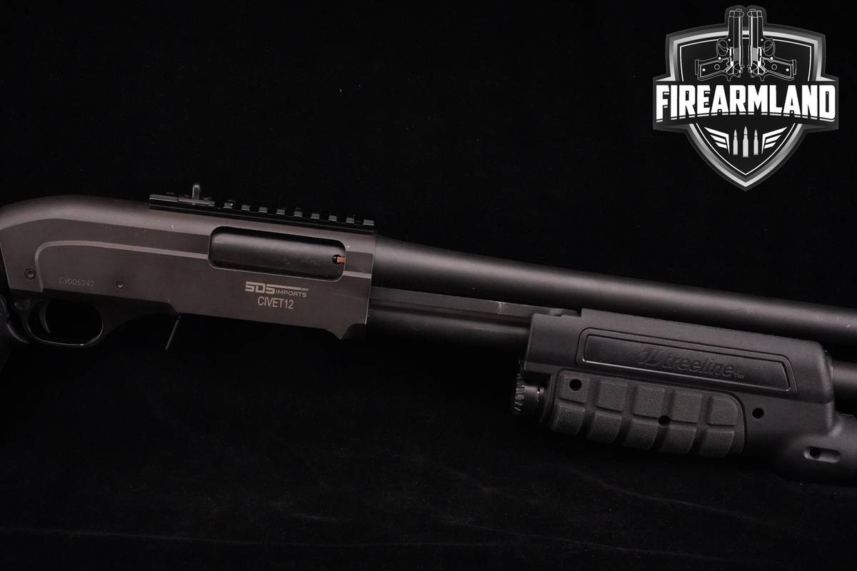 SDS Import Civet-12 19" 12-Gauge Parkerized Saiga-Compatible Pump-Action