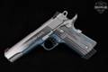 Colt Government Model Competition Series, Series 70 9mm Luger Two-Tone Stainless & Blued in Very Good Condition Image 4