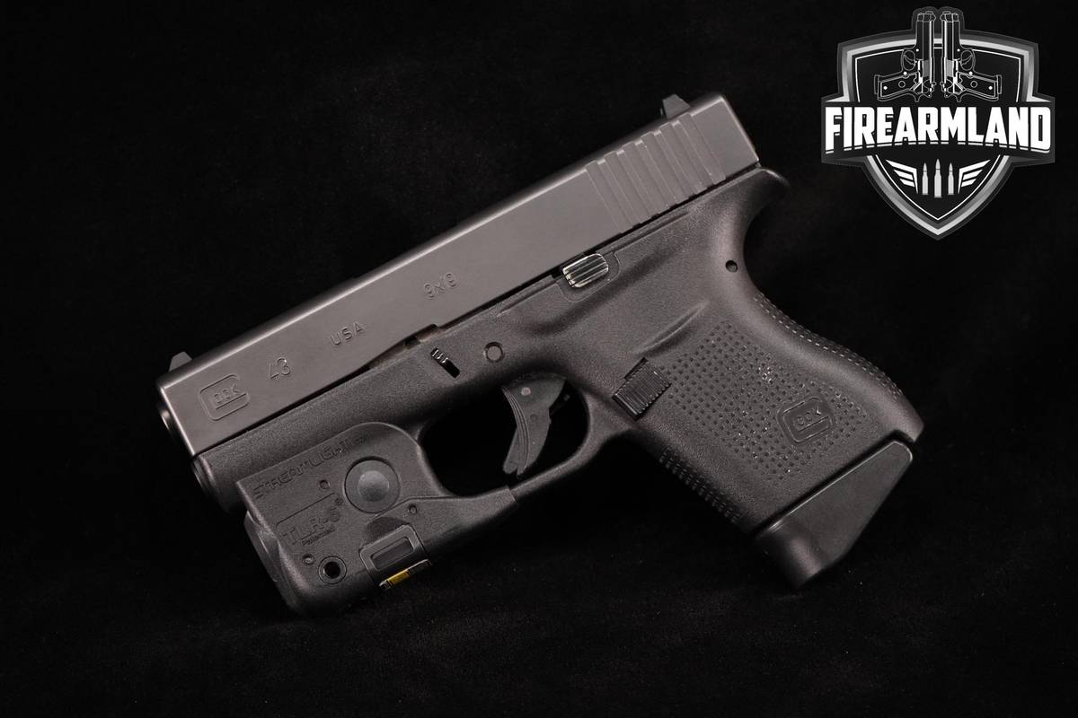 Glock 43 G43 G-43 9mm 3.3" Glock G43 G-43 +LIGHT/LASER & HOLSTER